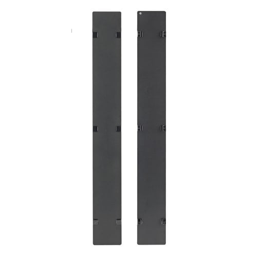 APC by Schneider Electric AR7586 Cable Organizer - Black - 2 Each Pack - TAA Compliant - Cover - 45U Rack Height