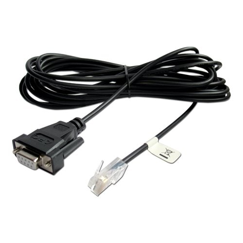 APC by Schneider Electric 4.57 m DB-9/RJ-45 Data Transfer Cable - Cable for UPS, Desktop Computer, Workstation - First End
