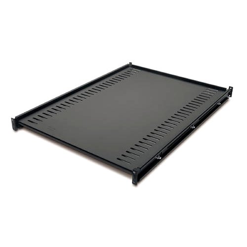 APC by Schneider Electric NULL 1U Rack Shelf - Black - 113.40 kg Maximum Weight Capacity