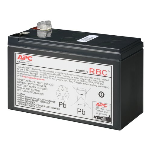 APC by Schneider Electric UPS Battery Pack - Lead Acid - Maintenance-free/Sealed/Leak Proof - Hot Swappable - 3 Year Minim