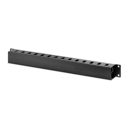 APC by Schneider Electric Cable Routing - Black - 1 Pack Pack - Horizontal Cable Manager - 1U Rack Height