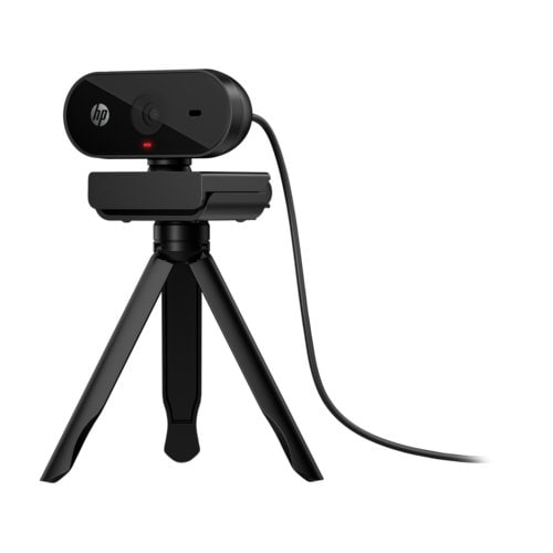 HP 325 Webcam - USB Type A - 1920 x 1080 Video - 66° Angle - Microphone - For Notebook, Monitor