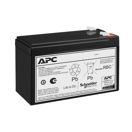 APC by Schneider Electric Battery Cabinet - 7000 mAh - 12 V DC - Sealed Lead Acid (VRLA) - Valve-regulated