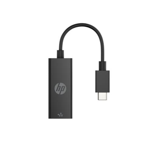 HP Gigabit Ethernet Card for Computer, Notebook - 1000Base-T - Portable - USB Type C - 1 Gbit/s Data Transfer Rate - 1 Por