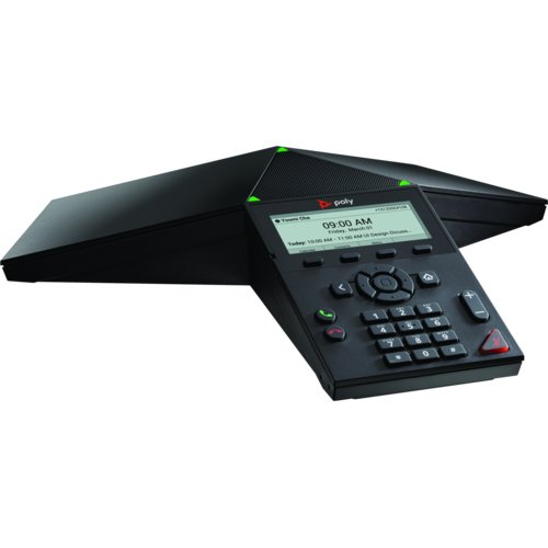 Poly Trio 8300 IP Conference Station - Corded - Wi-Fi, Bluetooth - 3 x Total Line - VoIP - 1 x Network (RJ-45) - PoE Ports