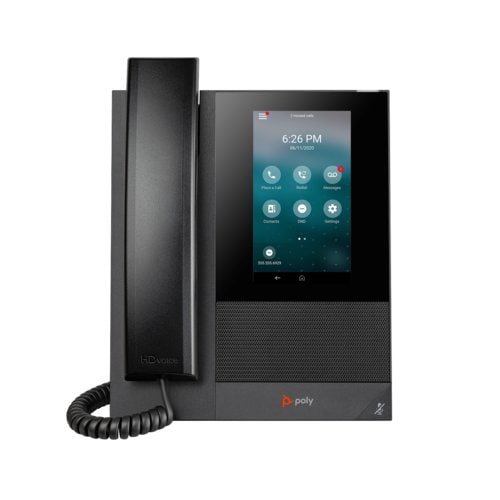 Poly CCX 400 IP Phone - Corded - Corded - Desktop, Wall Mountable - VoIP - 2 x Network (RJ-45) - PoE Ports
