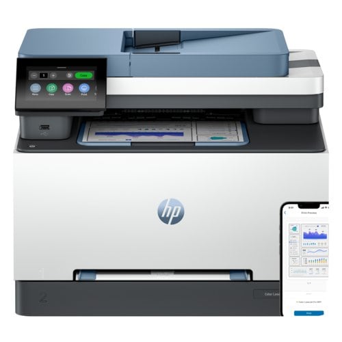 HP LaserJet Pro 3302fdn Laser Multifunction Printer - Colour - Copier/Fax/Printer/Scanner - 26 ppm Mono/26 ppm Color Print