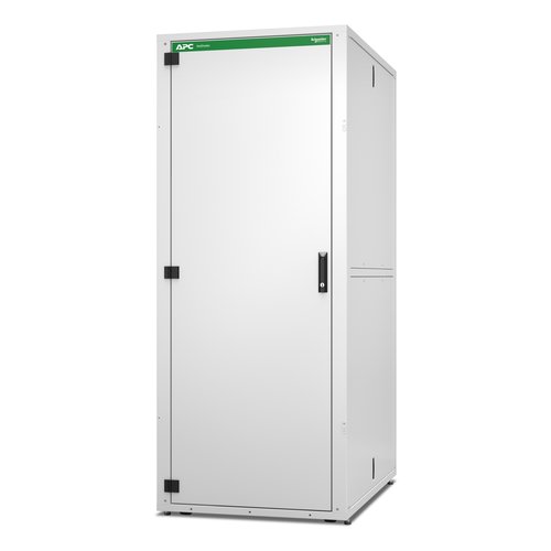 APC by Schneider Electric NetShelter RX 42U Enclosed Cabinet Rack Cabinet for IT Equipment - White - 1361 kg Maximum Weigh