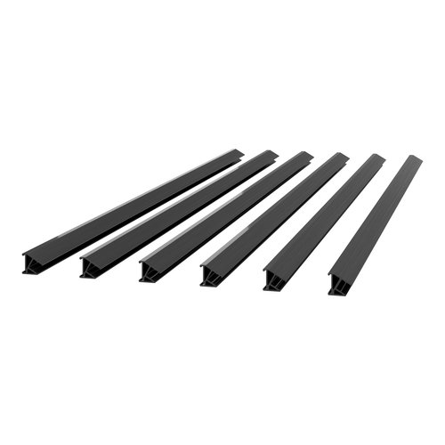 APC by Schneider Electric NetShelter Mounting Rail for Lighting System - Black - 6 / Set