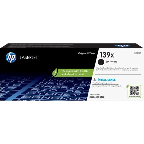 HP 139X Original High Yield Laser Toner Cartridge - Black - 1 Pack - 4000 Pages