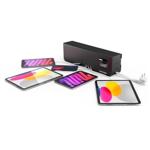 Security Power Strip EU 5 plugs Black - 5 x EU - Black