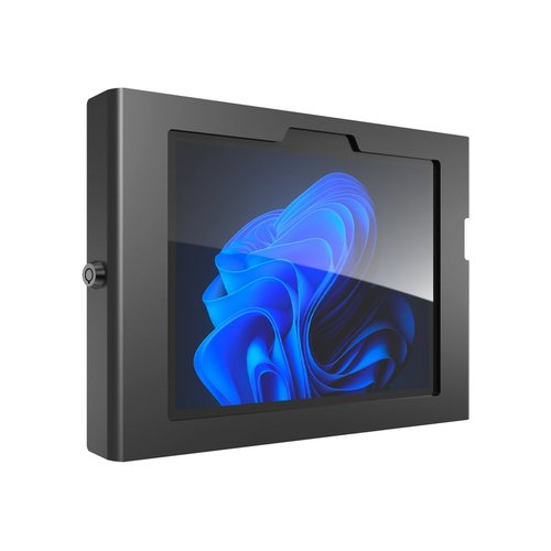 Compulocks Surface GO 1-4 Gen Apex Secured Enclosure - Sleek metal frame; Quick keyed access; Compatible with VESA 100X100