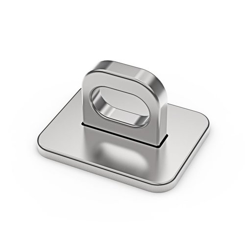 Compulocks Anchoring Point for Security Cable Locks Silver - Anchor Point for Securing Cable Locks, Compatible with All Ou