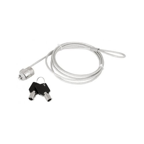 CABLE SEGURIDAD NOTEBOOK UNIVERSAL 2 LLAVES