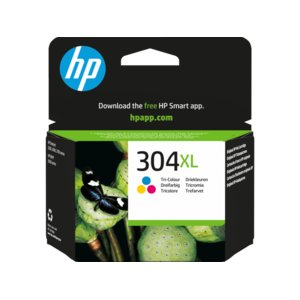 HP 304XL Original Inkjet Ink Cartridge - Tri-colour Pack - Inkjet