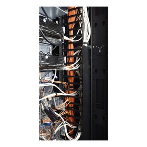 APC by Schneider Electric AR7581A Cable Organizer - Black - 2 Each Pack - TAA Compliant - Cover - 42U Rack Height