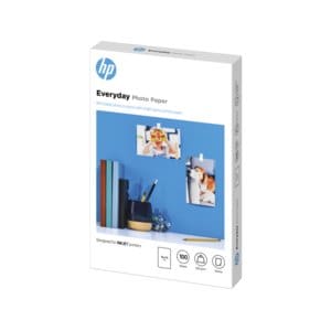 HP Everyday Inkjet Photo Paper - 100 mm x 150 mm - 200 g/m² Grammage - Smooth - 100 / Pack
