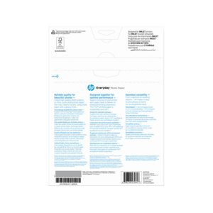 HP Everyday Inkjet Photo Paper - A4 - 210 mm x 297 mm - 200 g/m² Grammage - Glossy, Textured - 100 Sheet