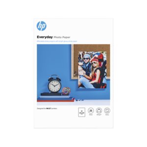 HP Everyday Inkjet Photo Paper - A4 - 210 mm x 297 mm - 170 g/m² Grammage - Semi-gloss - 25 Sheet