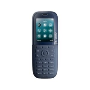 Poly Rove 30 Handset - Black - Cordless - DECT - 6.1 cm (2.4") Screen Size - Audio - Headset Port - 18 Hour Battery Talk Time
