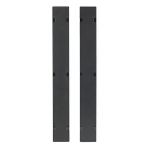 APC by Schneider Electric AR7581A Cable Organizer - Black - 2 Each Pack - TAA Compliant - Cover - 42U Rack Height