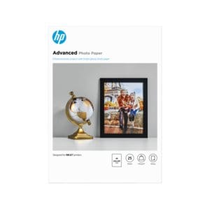 HP Advanced Inkjet Photo Paper - 91 Brightness - A4 - 210 mm x 297 mm - 250 g/m² Grammage - Glossy - 25 Sheet