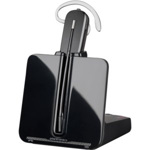 Poly CS540A Wireless On-ear Mono Earset - Black - Monaural - In-ear - 12000 cm - DECT - Noise Cancelling Microphone