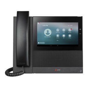 Poly CCX 600 IP Phone - Corded - Corded/Cordless - Bluetooth, Wi-Fi - Desktop - Black - VoIP - 2 x Network (RJ-45) - PoE P