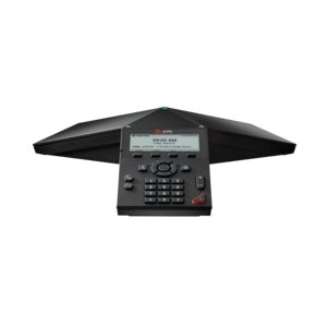 Poly Trio 8300 IP Conference Station - Corded/Cordless - Wi-Fi, Bluetooth - Black - TAA Compliant - 8.9 cm (3.5") LED - 1 