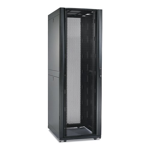APC by Schneider Electric NetShelter 42U Enclosed Cabinet Rack Cabinet for Blade Server - 482.60 mm Rack Width - Black - T