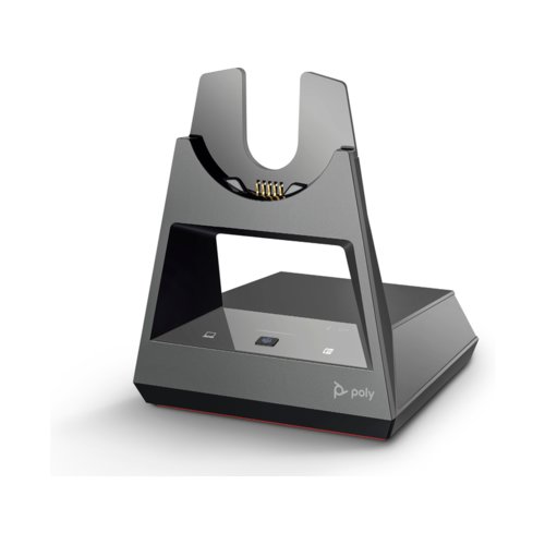 Poly Voyager Wireless Cradle for Bluetooth Headset - Charging Capability - Synchronizing Capability - Bluetooth - USB Type