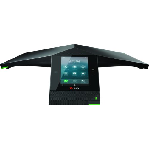 Poly Trio IP Conference Station - Corded/Cordless - Bluetooth, Wi-Fi, NFC - Black - VoIP - 2 x Network (RJ-45) - PoE Ports