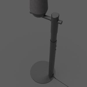 SMS Floorstand Adjustable for Meeting OWL 3 and 4 - Black