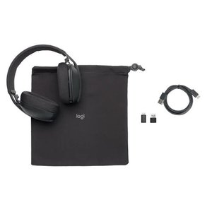 Logitech Zone Vibe Wireless UC Headphones with Bluetooth Adapter - GRAPHITE