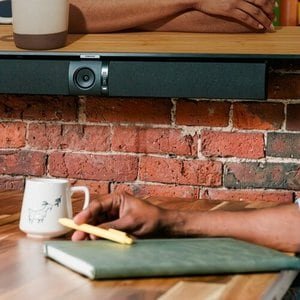 Owl Bar (Charcoal) 4k Video Conferencing Bar with Active Speaker Focus 