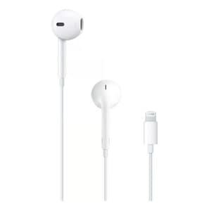 Apple EarPods Wired Earbud Stereo Earset - White - Binaural - Outer-ear - Lightning Connector
