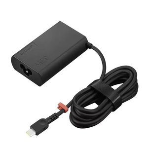 Lenovo Slim 65 W AC Adapter - For Notebook - Europe - 1 m Cable - 120 V AC, 230 V AC Input - Black