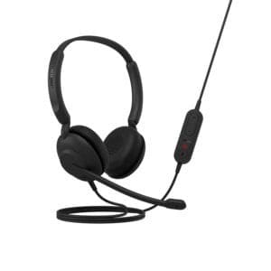 Jabra Evolve 10 Wired Over-the-head, On-ear Stereo Headset - Black - Binaural - Supra-aural - 20 Hz to 20 kHz - 190 cm Cab