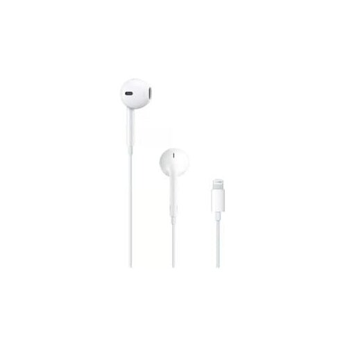 Apple EarPods Wired Earbud Stereo Earset - White - Binaural - Outer-ear - Lightning Connector