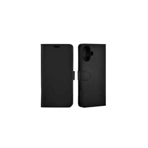 gre8t Carrying Case (Wallet) Apple iPhone 16 Smartphone - Black - Bump Resistant, Scratch Resistant, Dirt Resistant