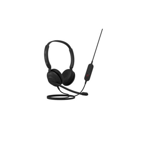 Jabra Evolve 10, Stereo, USB-A, Leatherettes, Black
