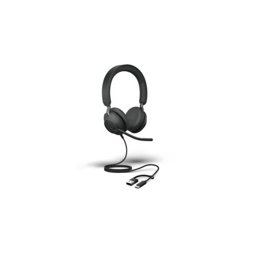 Jabra Evolve2 40 SE, USB C/A, MS Teams, Stereo