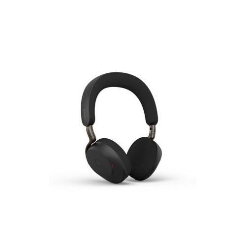 Jabra Evolve3 75, MS Teams, Link390a USB-A Dongle, Black, with Wireless Charger Pad