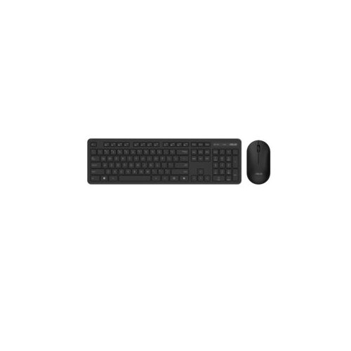 Asus CW100 Keyboard & Mouse - Nordic - USB Wireless RF 2.40 GHz Keyboard - USB Wireless RF Mouse - Optical - 1600 dpi - Sc
