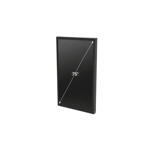 Casing Pure Wall 75P Black 4mm PC Protective Glass