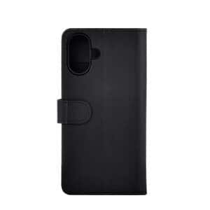 gre8t Carrying Case (Wallet) Apple iPhone 16 Smartphone - Black - Bump Resistant, Scratch Resistant, Dirt Resistant