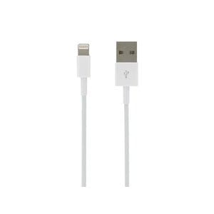 CABLE USB-A VERS APPLE LIGHTNING - Longueur 1m - Charge et synchronisation - Blanc - Compatible Apple iPhone et Apple iPad