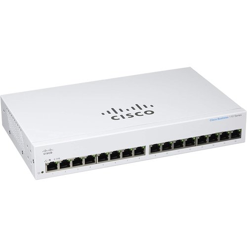 Commutateur non administrable Cisco Business CBS110-16T-D | 16 ports GE | Garantie limitée à vie
