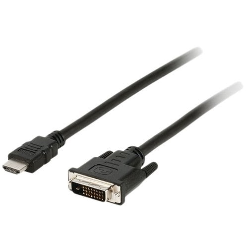 CABLE HDMI MALE - DVI-D MALE - Longueur 1.8m - Noir