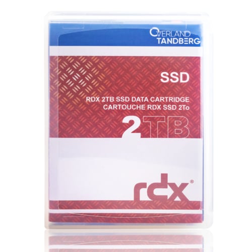 Overland-Tandberg O-T Cassette RDX SSD 2 To. Type de produit: Cartouche RDX, Type de support: RDX, Capacité d'origine: 2 T